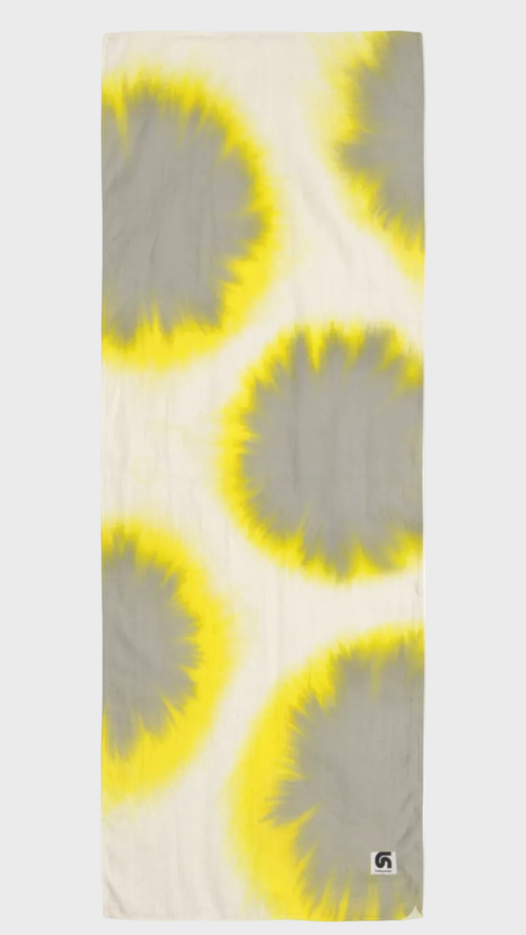 Fular Honey completo gris, amarillo y beige de FunkyNeck