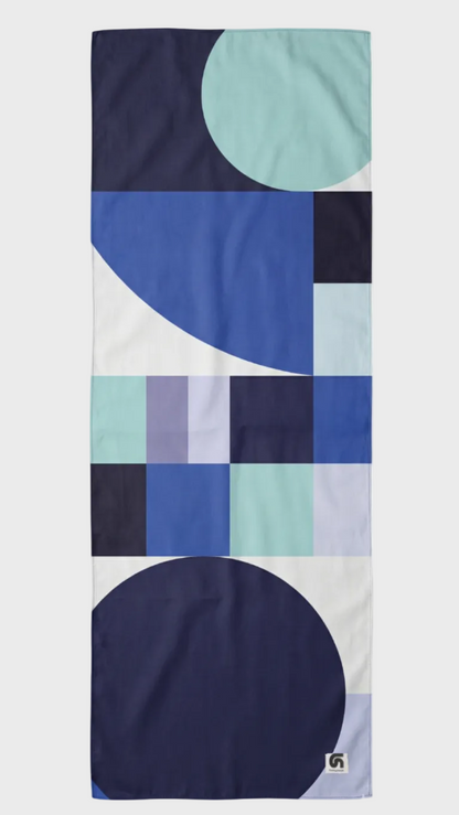 Fular Esfera completo azul marino, azul, celeste, blanco y lila de FunkyNeck