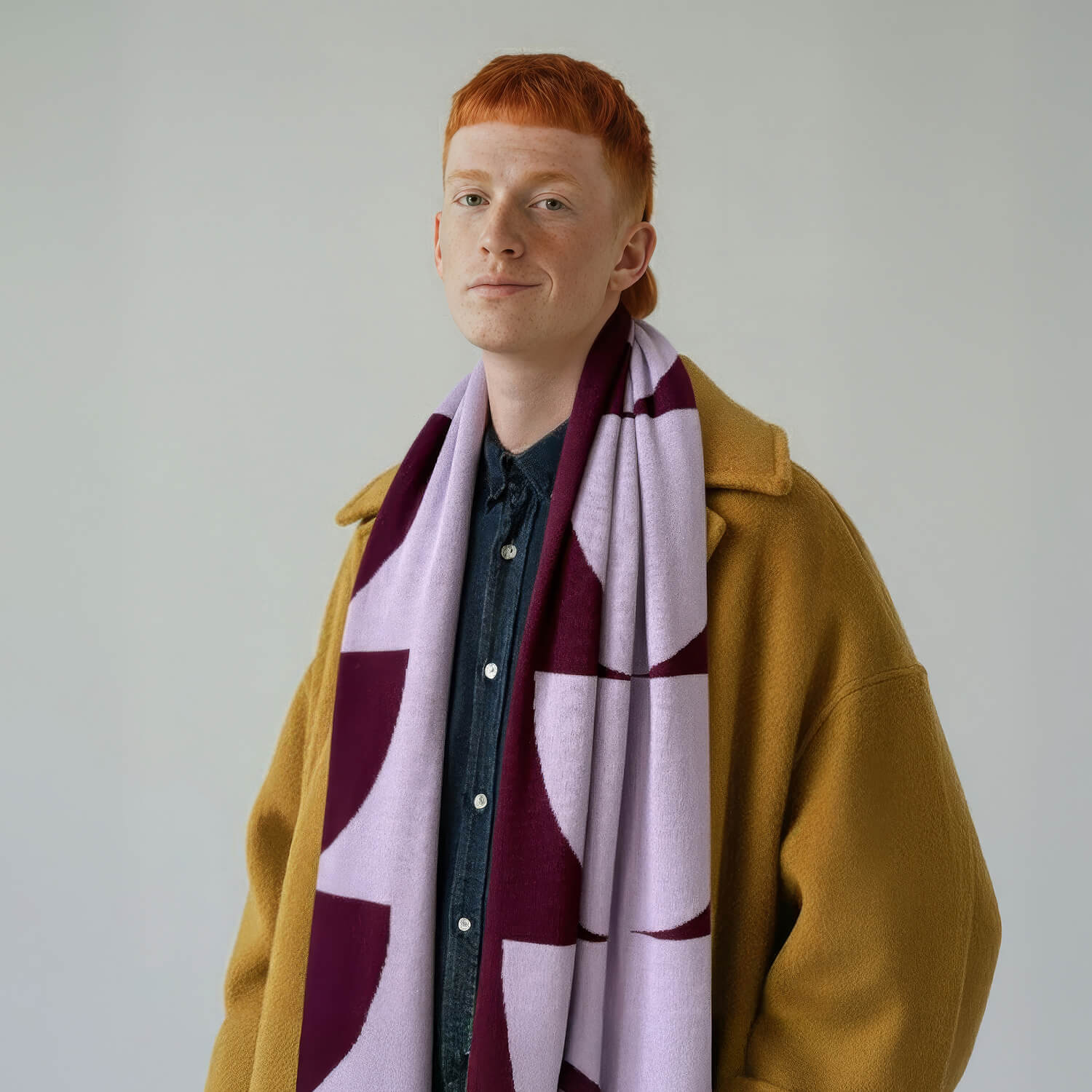 Bufanda Funkyneck Curved Line