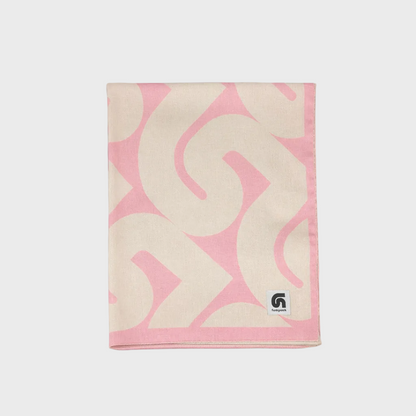 Fular Unida Pink rosa y beige doblado de la colección Iconea de FunkyNeck